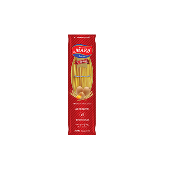 MACARAO ESPAGUETI C/OVOS N.8 MARA 500G