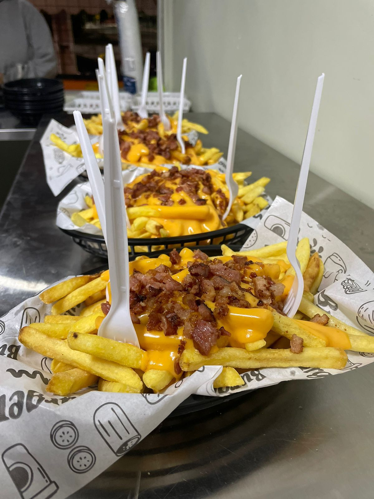 BATATA CHEDDAR/BACON