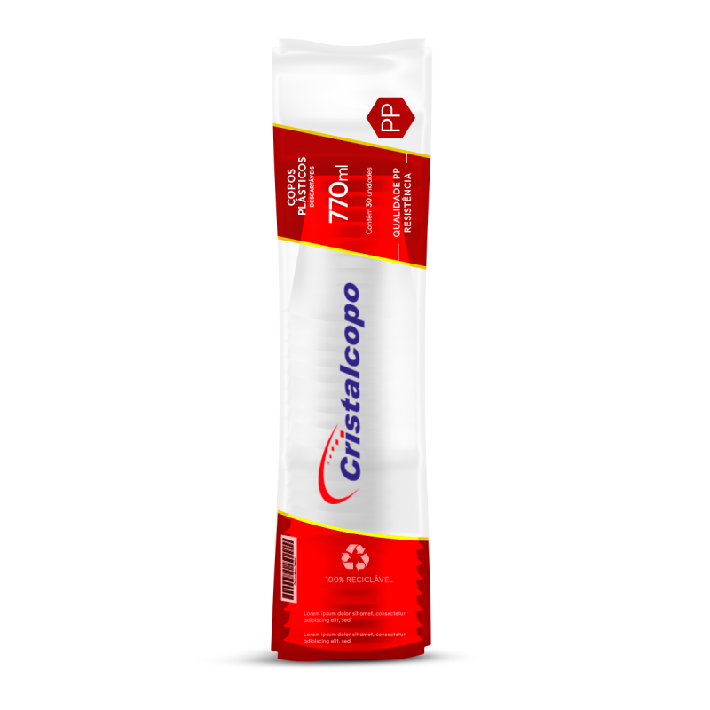 Pacote de Copo 770ml c/25un