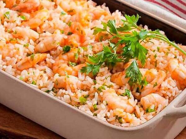 Arroz com Camarão