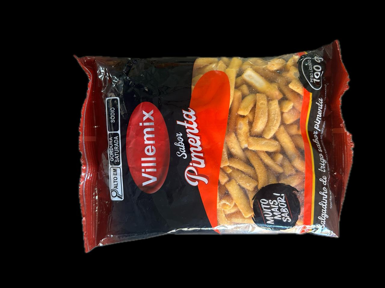 SALGADINHO PIMENTA 100G VILLEMIX