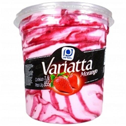 Sorvete Variatta Morango Pote 1,8l