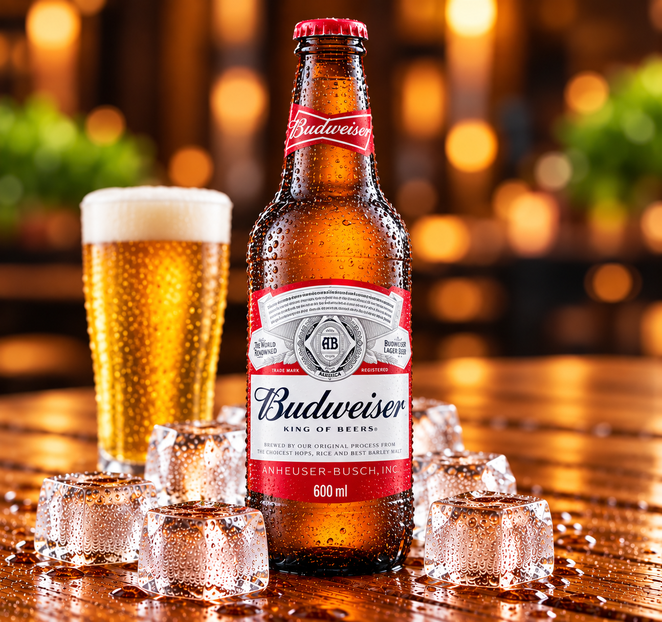 BUDWEISER 600ML