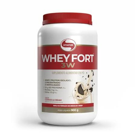 Whey Fort 3w Cookies & Cream 900 G Vitafor