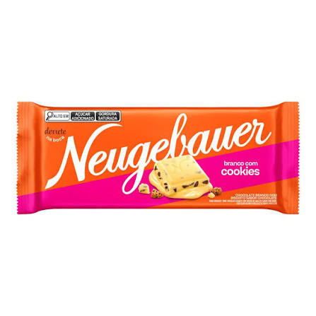 Choc Barra Neugebauer branco C/ cookies 80g