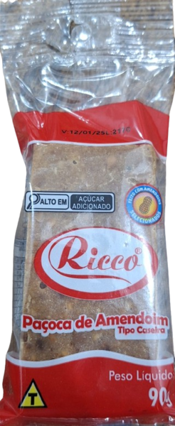 Paçoca Caseira Ricco 90g