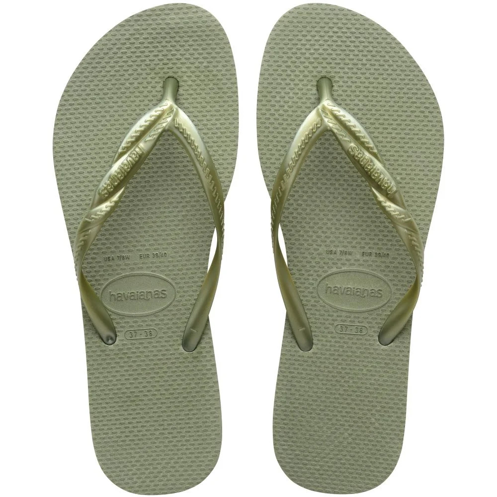 HAVAIANAS FEM FANTASIA II SMOKE GREEN 35/36**