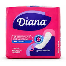 ABSORVENTE DIANA ACTIVE S/ABAS SUAVE C/8