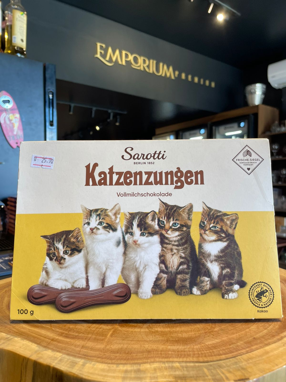 Sarotti Katzenzungen Vollmilchschokolade