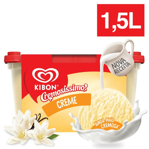 Pote Kibon Cremosíssimo Creme 1,5l