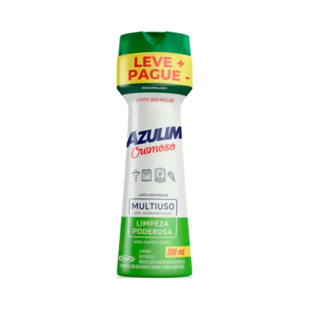 MULTIUSO CREMOSO AZULIM 300ML LIMAO