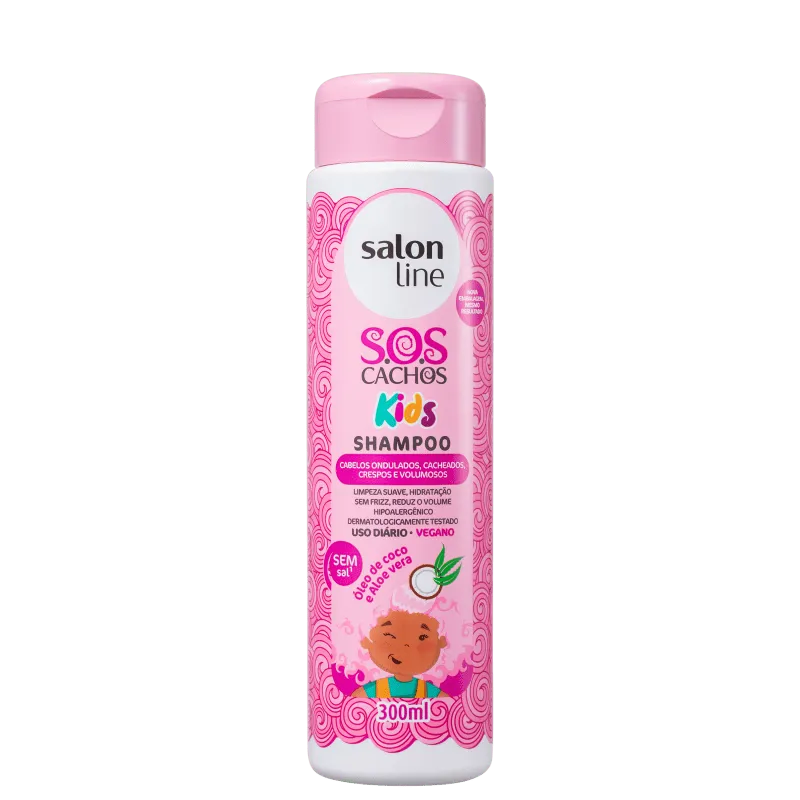 SHAMPOO SALON LINE KIDS SOS CACHOS 300ML