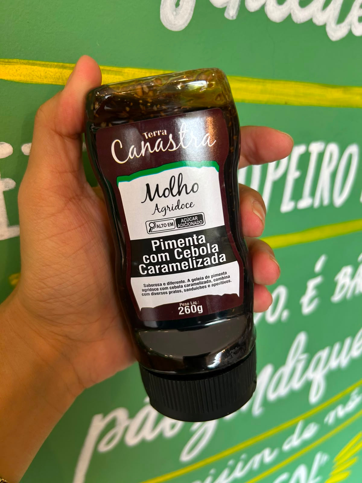 Molho Agridoce de Pimenta com Cebola Caramelizada Terra Canastra - 260g
