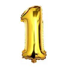 BALAO A&F METALIZADO 40CM DOURADO N1