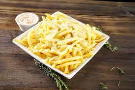 MEIA BATATA FRITA COM QUEIJO 