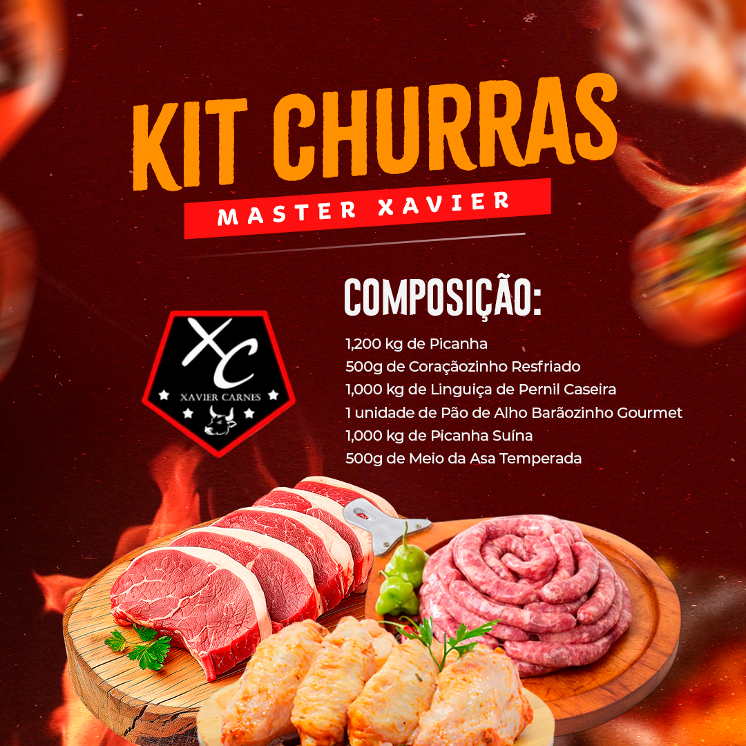 PD1 - KIT CHURRASCO MASTER XAVIER