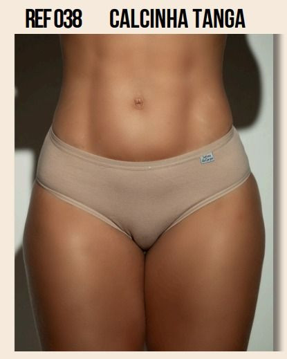 REF 038 CALCINHA TANGA MICROFIBRA  P
