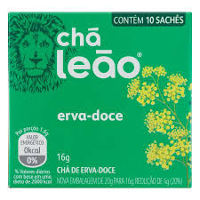 CHA LEAO MATE SAQ. ERVA-DOCE 10UN