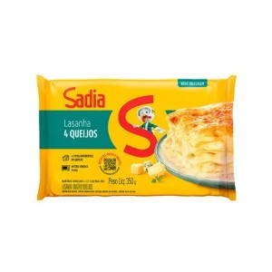 MINI LASANHA QUATRO QUEIJOS SADIA 350G