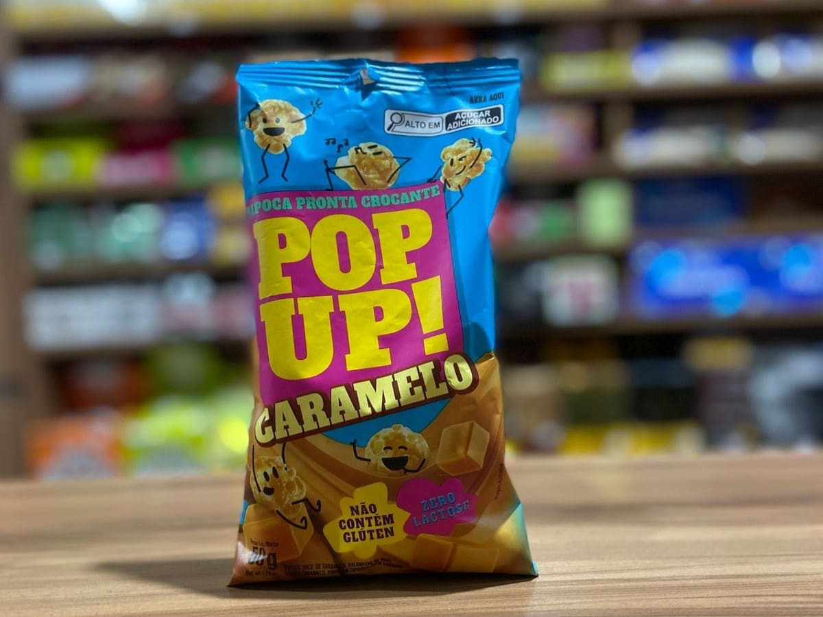 PIPOCA CARAMELO POP UP 50G