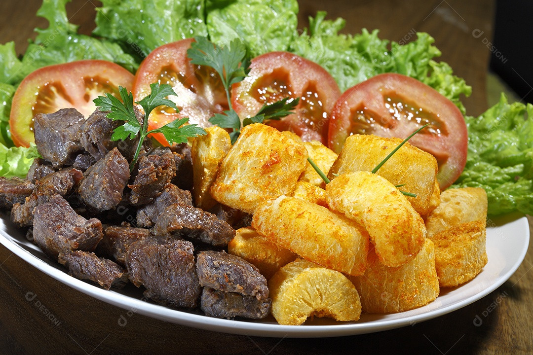 Carne de Sol C/ Mandioca