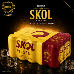 SKOL LATA 269ML C/15