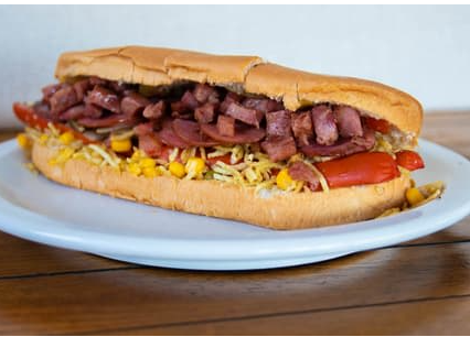 Hot Dog de Bacon
