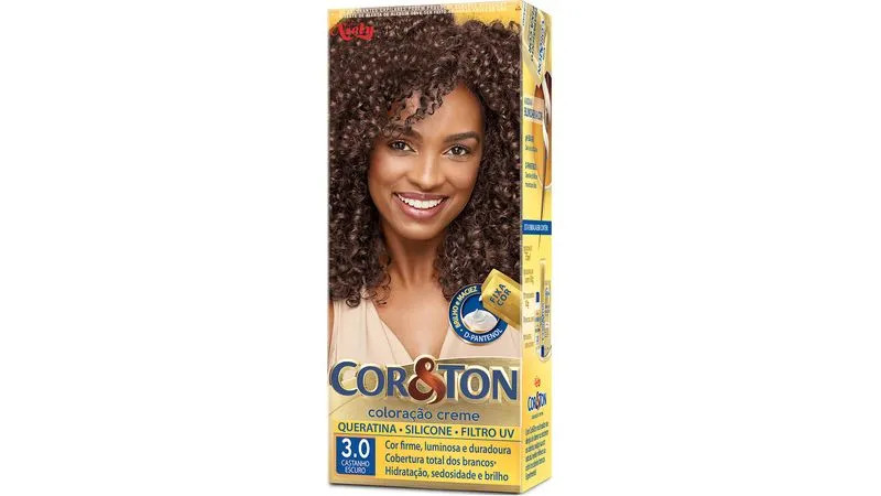 COLORAÇÃO TINTURA COR & TON 3.0 CASTANHO ESCURO
