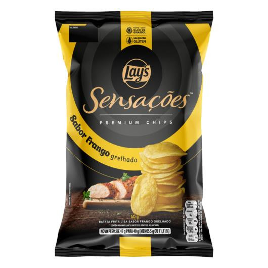 SALGADINHO LAY´S SENSAÇAO SABOR FRANGO GRELHADO 40G
