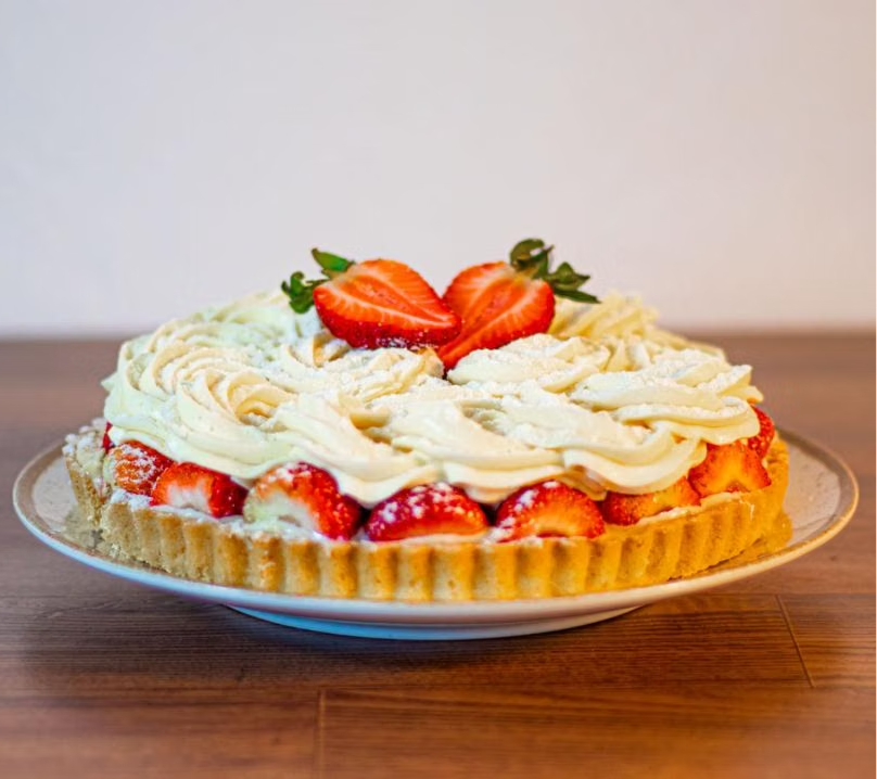 Torta Surpresa de Morango.