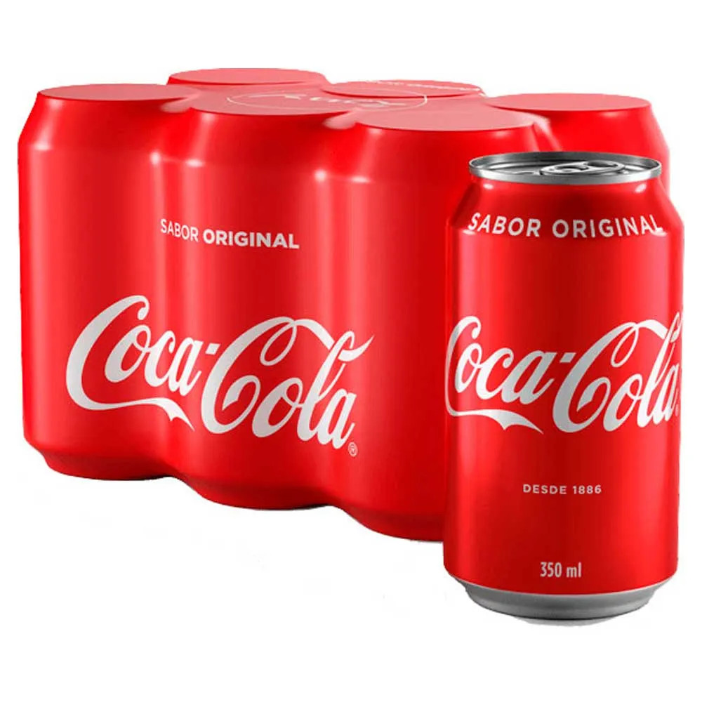 Refrigerante Coca Cola Lt 350ml Six Pack Original