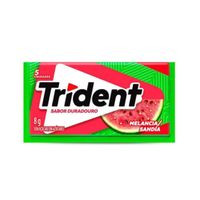 Trident Melancia Sem Açúcar 5 Unidades 8g
