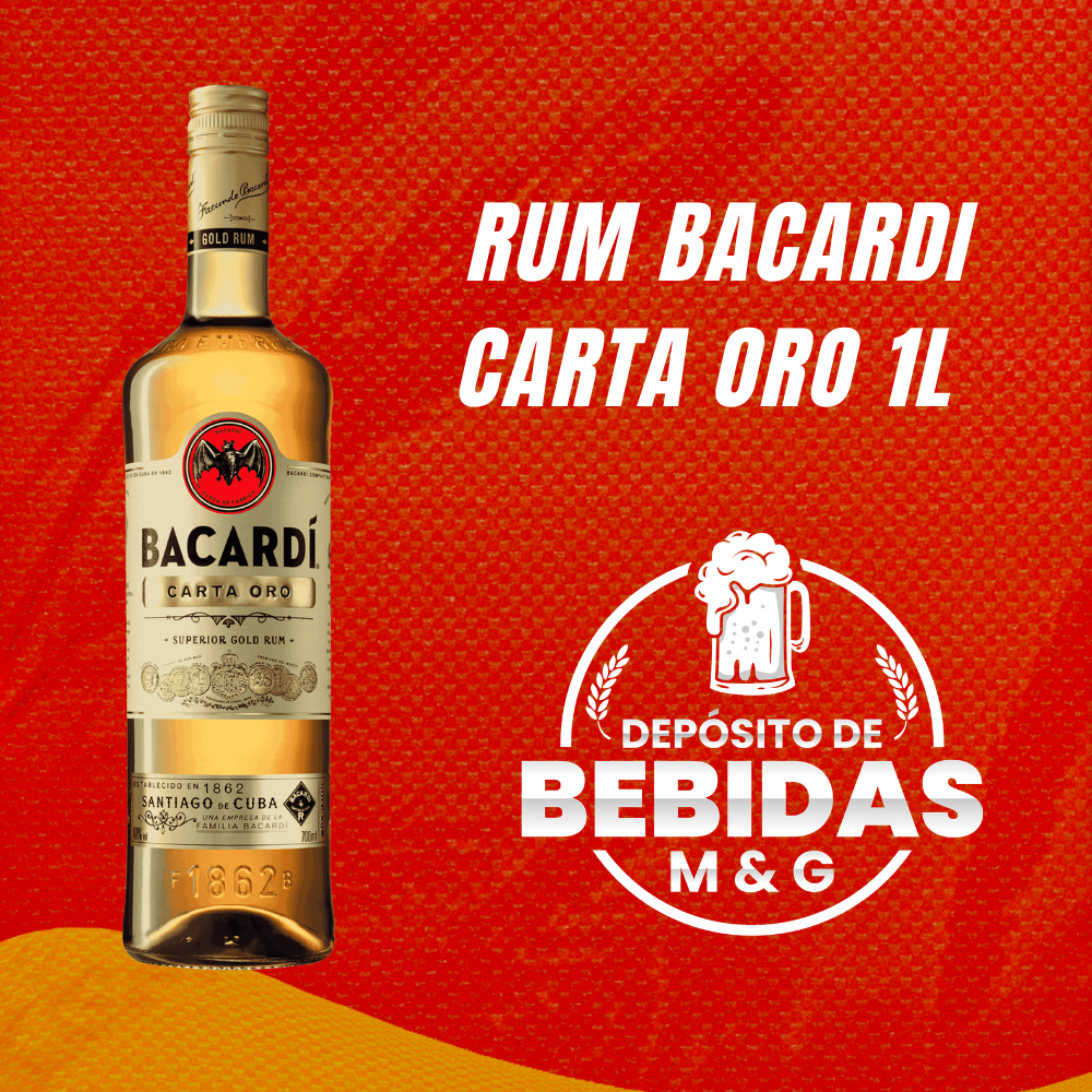 RUM BACARDI CARTA ORO 980ML*