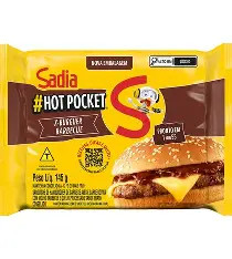 Hot Pocket X Burguer Barbecue (Sadia) 145g