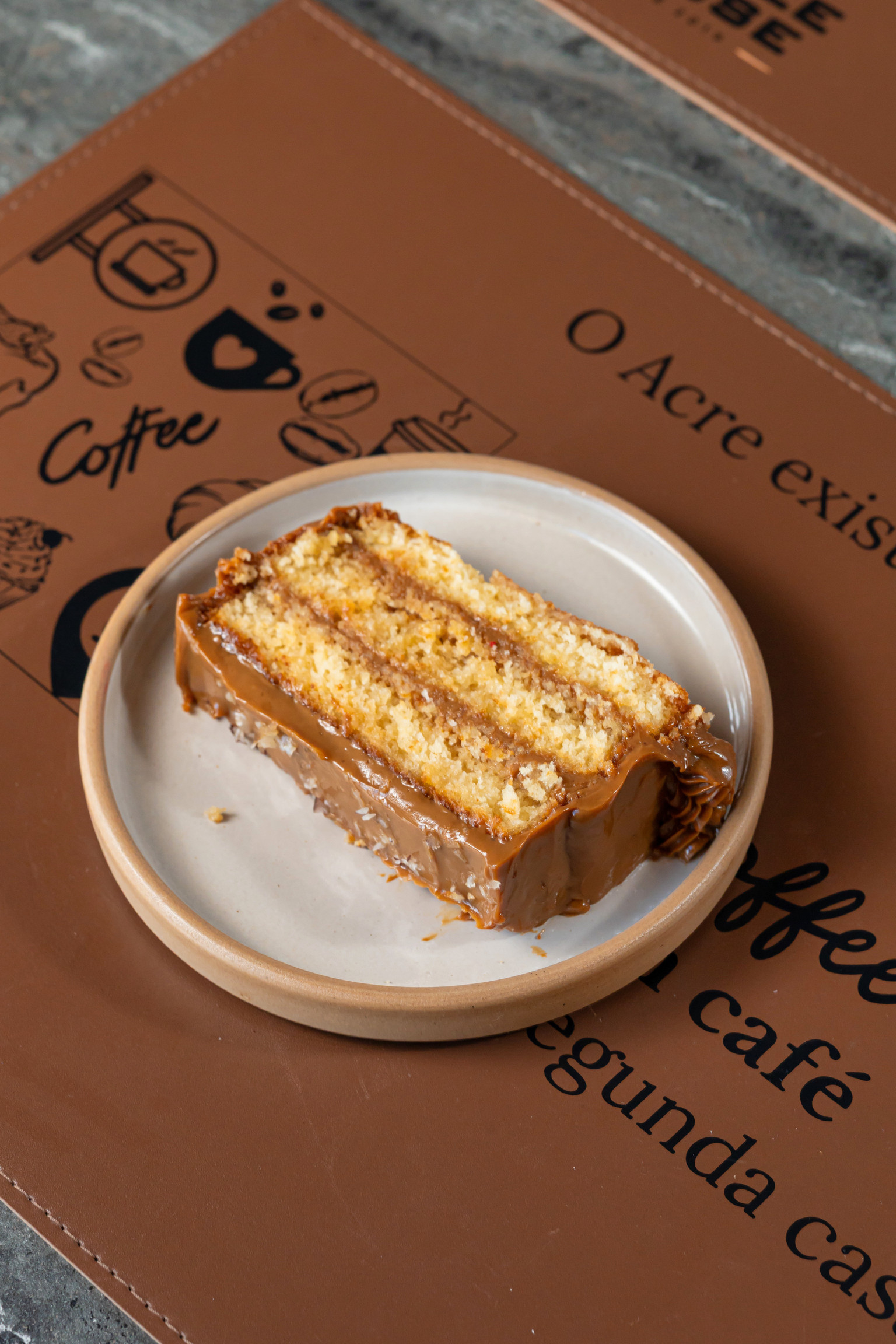 FATIA DE BOLO DE ARROZ