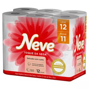 PAPEL HIG NEVE F.DUPLA "TOQUE DA SEDA" 30M C/12UN