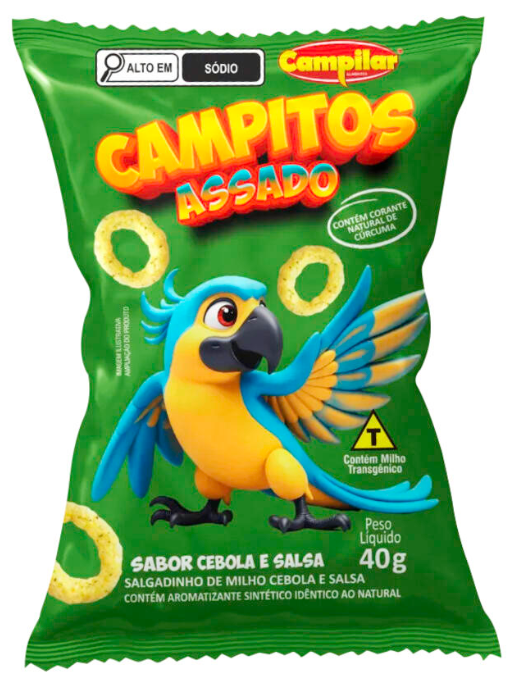 SALGADINHO CAMPITOS CEBOLA E SALSA 40G