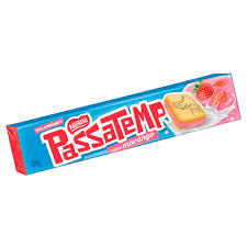 Bolacha Recheada Passatempo Morango 130g