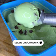 Menta com chocolate