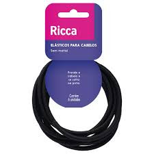 ELASTICO P/ CABELO RICCA VOLUME HAIR C/6UN