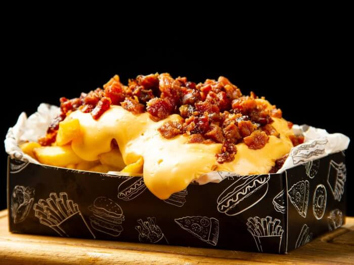 Batata com Cheddar e Bacon