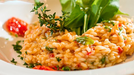 Risoto Rúcula e Tomatinho