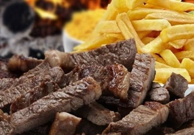 CHAPA CONTRA FILÉ C/FRITAS