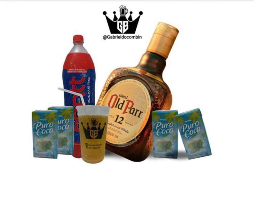 Combo Old Parr 1L com 6 gelos 