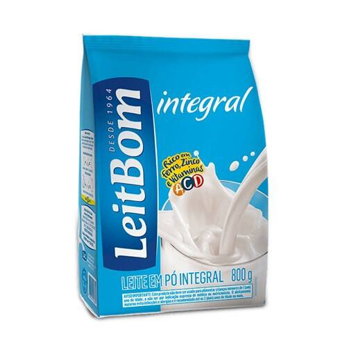 Leite em Pó Leitbom Integral Instantâneo 800g