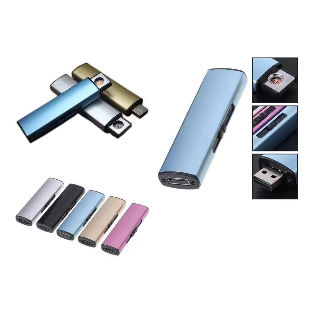  ISQUEIRO ELÉTRICO USB ECOLÓGICO RECARREGÁVEL ELETRÔNICO