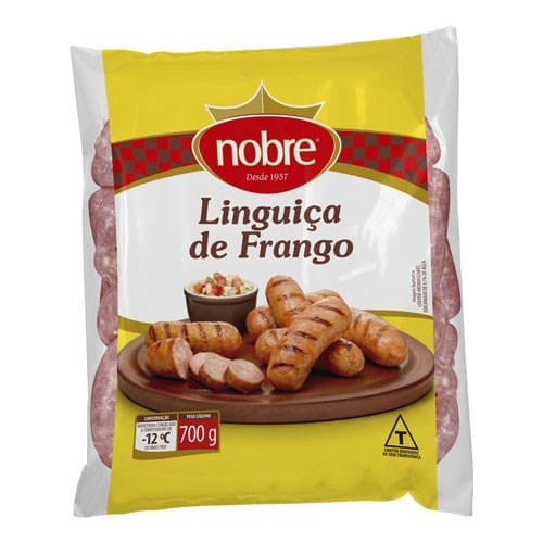 Linguiça de Frango Congelada Nobre 700g