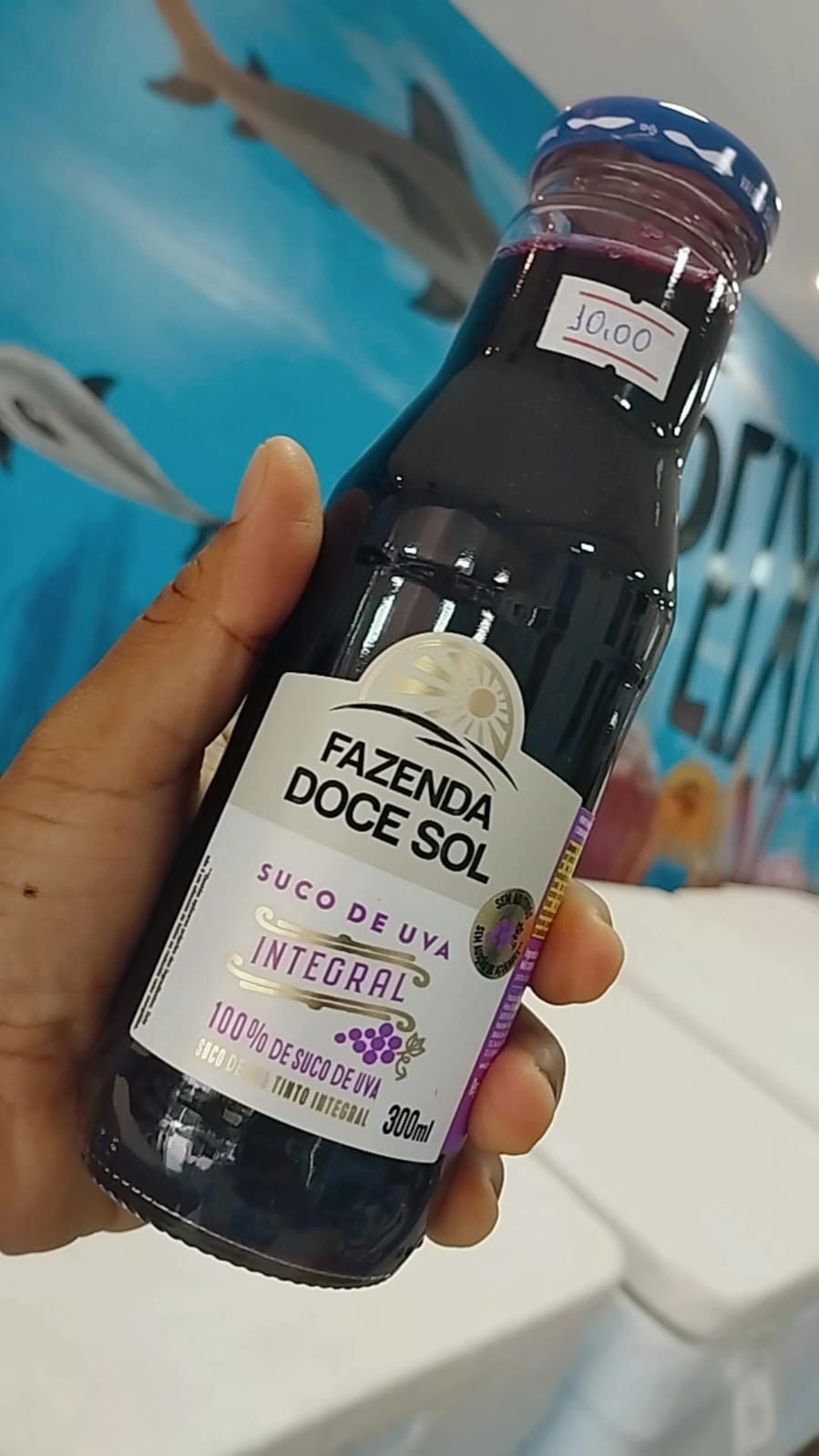 Suco de uva tinta integral (300ml)