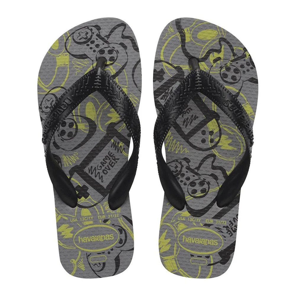 HAVAIANAS KIDS ATHLETIC CINZA AÇO 27/28**