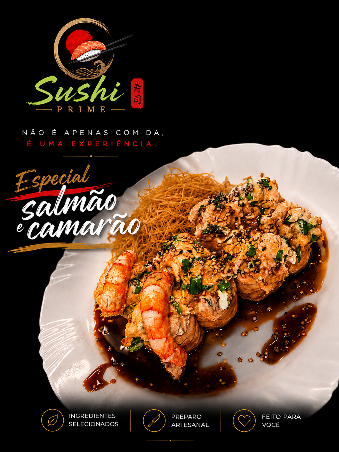 ESPECIAL SALMÃO É CAMARÃO